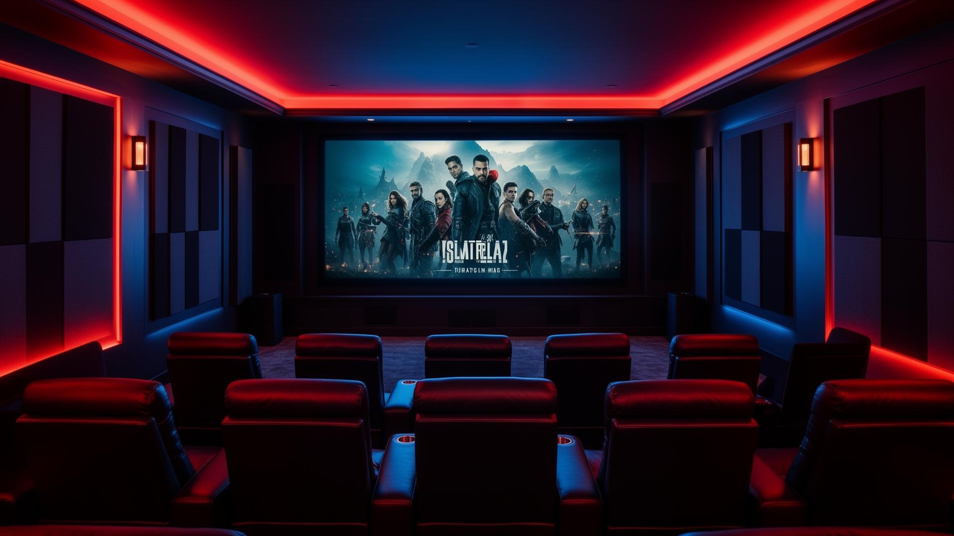 Home cinema installation